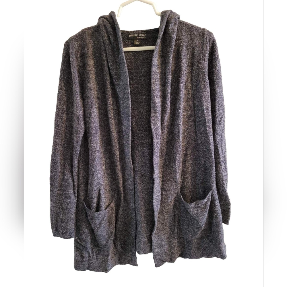 Barefoot Dreams Cozychic Lite Cardigan with Hood Size S